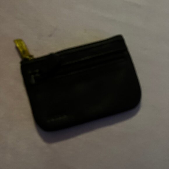 Fossil Brown Leather Small Wallet Change Purse Bag 3 Zippers - Picture 8 of 8